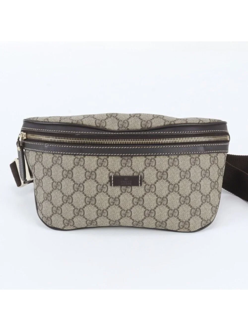 Gucci GG Supreme Leather Belt Bag Body Waist Pouch